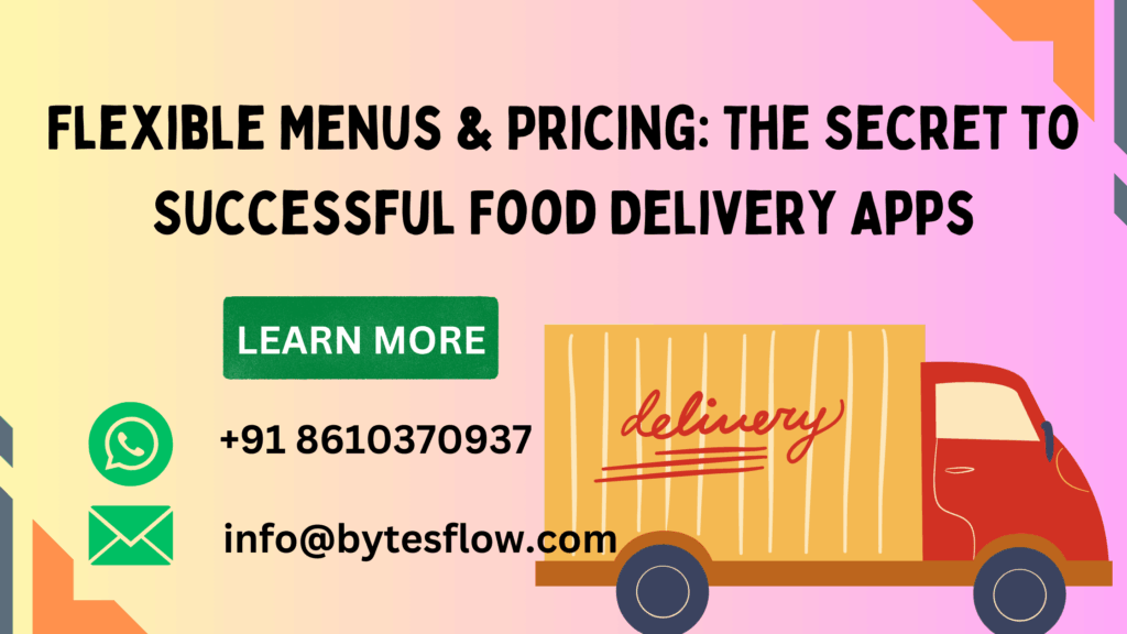 Dynamic Pricing in Food Delivery Script