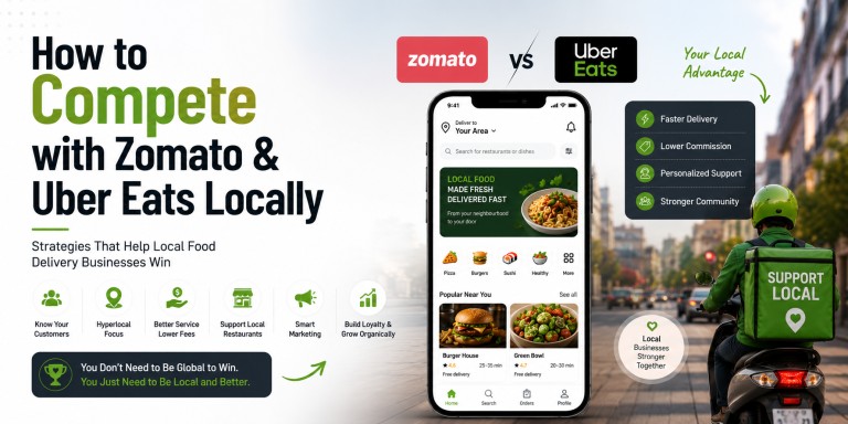 How to Compete with Zomato & Uber Eats Locally